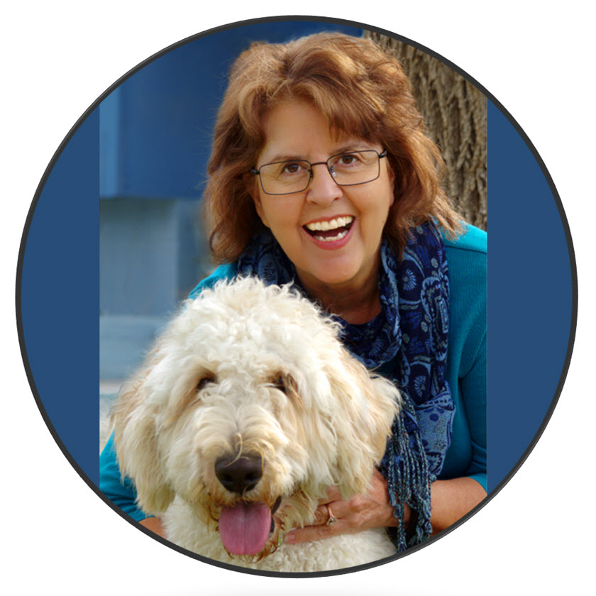 The Artist and Her Dog Geo