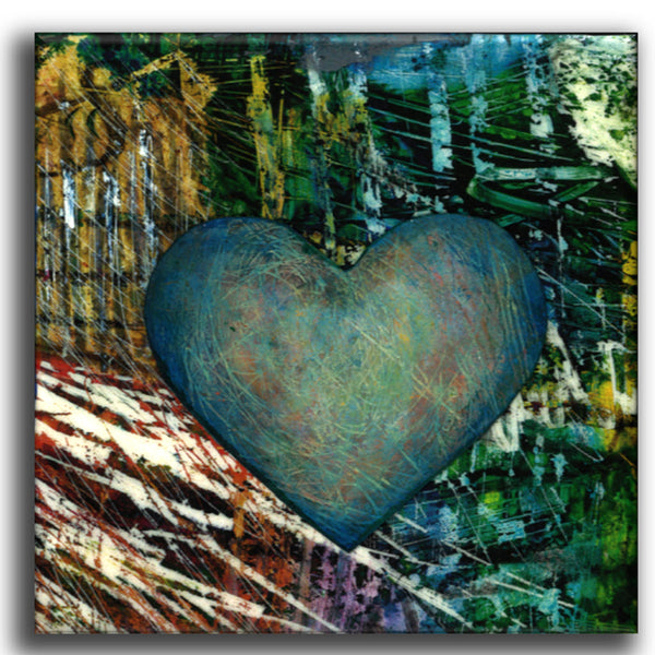 Abstract Heart Blue #1